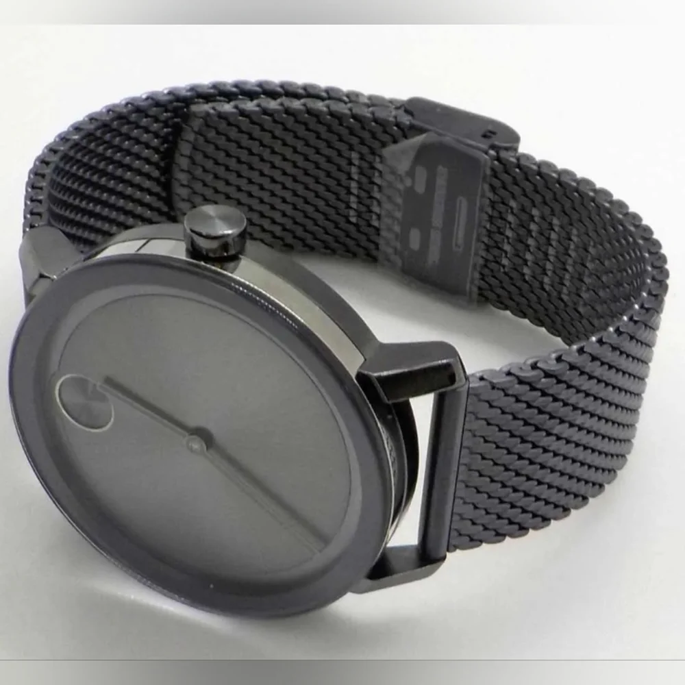 ***SOLD*** Movado Unisex Bold Evolution Quartz Grey Dial Watch - Picture 4 of 12